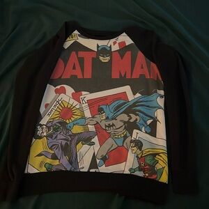 Vintage style Batman comic book shirt